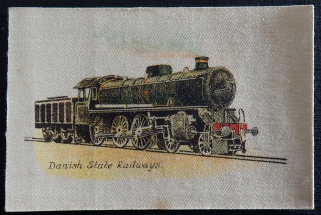 DANISH STATE RAILWAYS Types of Railway Engines African Tobacco SCARCE SILK