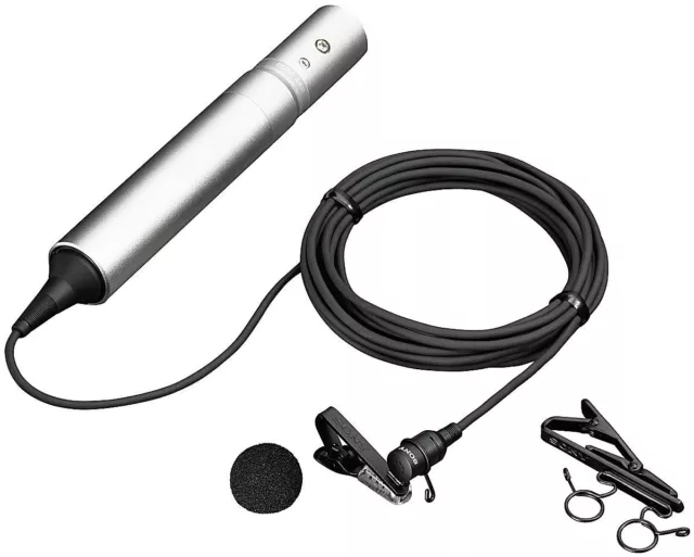 Sony - ECM-44B - Omni-Directional Electret Condenser Lavalier Microphone