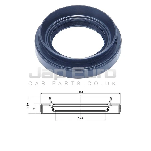 FOR HONDA S2000 Ap1 0009 Driveshaft Gearbox Oil Seal 35x56x9x14.9 £12.