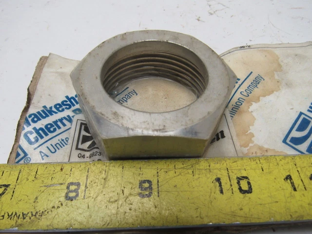 Waukesha Cherry-Burrell 36-2 13H 1.5" Hex Nut 304 Stainless Steel 3A Sanitary