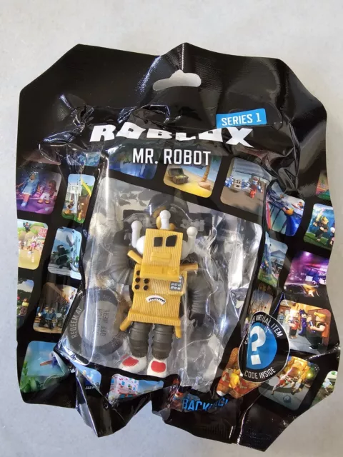 ROBLOX Figure Series 1 Backpack Clip Builderman W/Code Inside BRAND NEW  UNOPENED