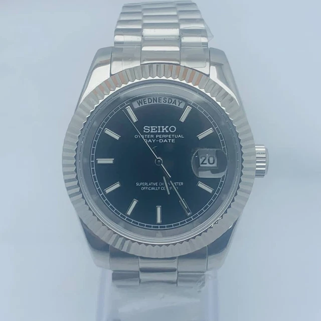 Seiko Mod. Day Date automatico 36/39 Mm (Su Ordinazione) Miyota 8215 Movimento