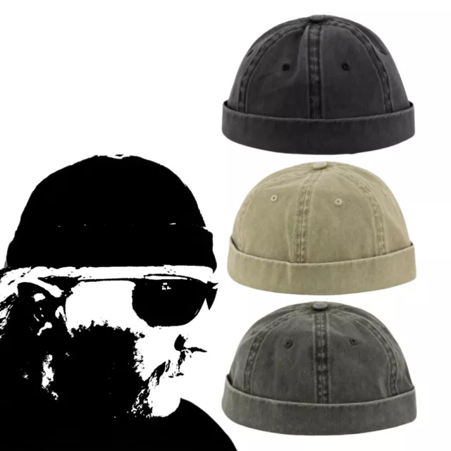 Alpha Industries Herren Docker Hat Mütze Kappe Hut schwarz khaki schwarz-olive