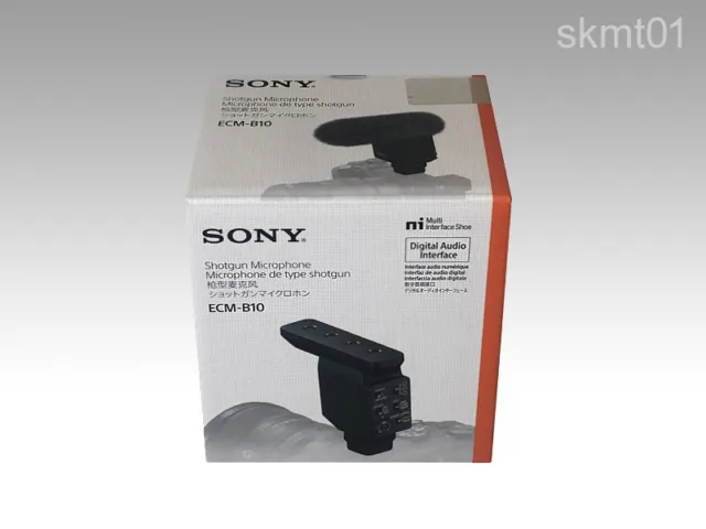 Sony Shotgun Microphone ECM-B10 Compatible Avec Numérique Audio Interface DHL