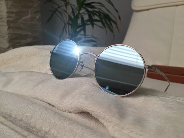 OLIVER PEOPLES Airdale Aviator Midnight Express Polarized Sun 58mm MSRP$542 Oliver Peoples Polarized Aviator Sunglasses for Men for sale  main image 4