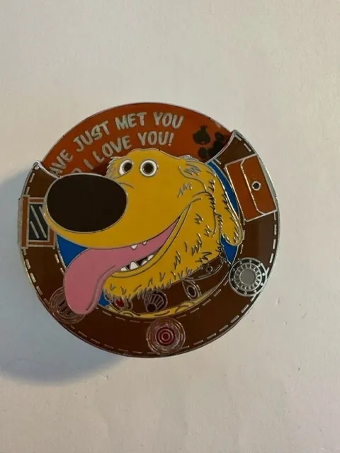 Disney Parks Up! Doug Dog I've just met you and I love you Spinner Pin (C5)
