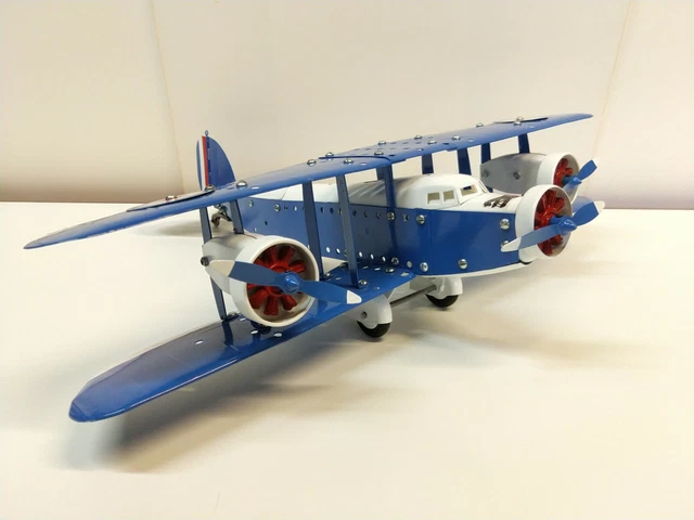Sold Price: Meccano - Hydravion biplan Meccano des années 1930 avec