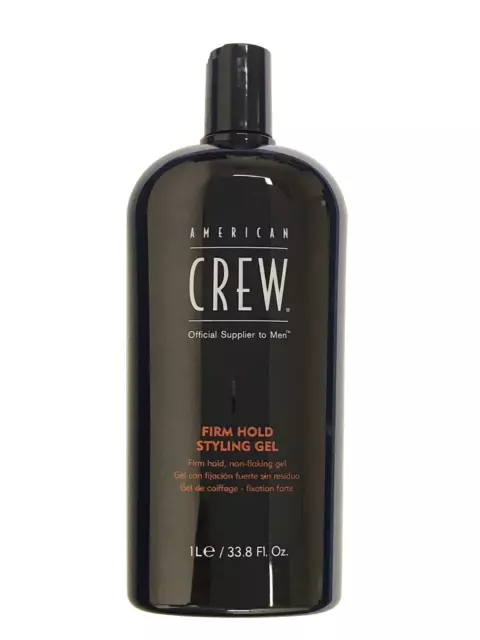 American Crew Men's Hair Gel Firm Hold Styling Gel 33.8 Fl Oz