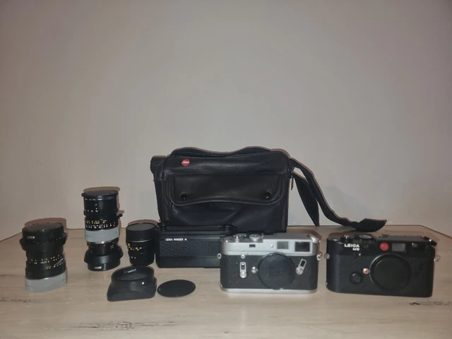 Leica M4 + Leica M6 + 3 Obbiettivi