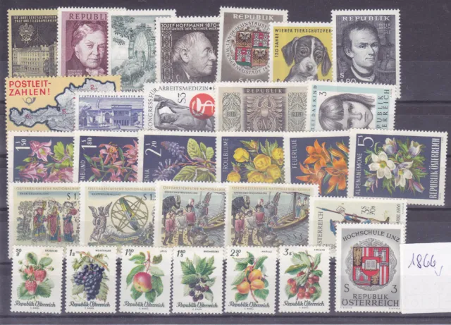 Österreich  Lot aus dem Jahr 1966 postfrisch siehe  Scan