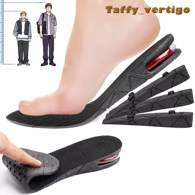 3/9cm Unisex Shoe Insert Taller Lift Height Up Increase Heel Height Insoles