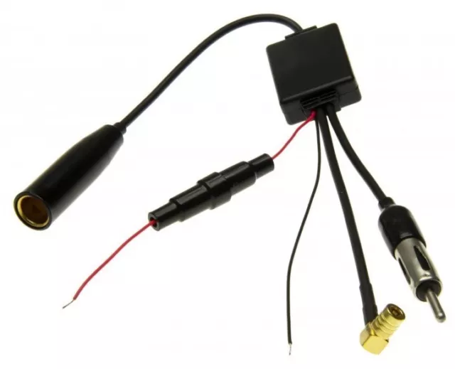 Antenne de disque active DAB+ – Antenne adhésive pour récepteur DAB – Pour  tous les appareils avec connecteurs SMB