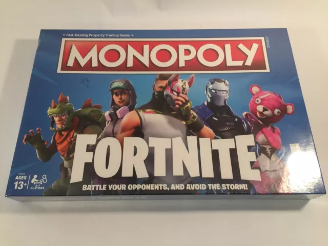 Monopoly Flip Edition: Fortnite Board Game, Monopoly Game Inspired by  Fortnite, Ages 13+ - Monopoly