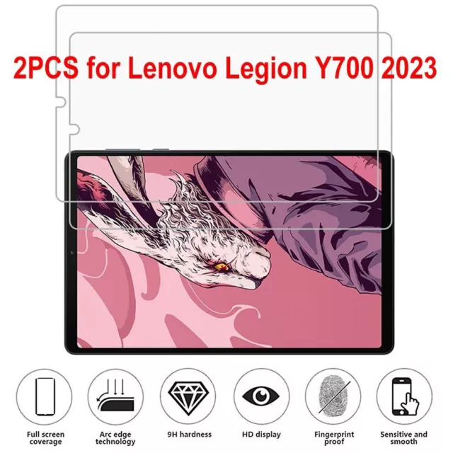 2pcs 9H Hardness Screen Protector for Lenovo Legion Y700 2023 Full Protection
