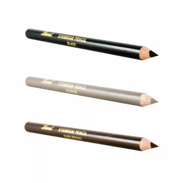 Eyebrow Pencil Blonde Dark Brown Black Eye Brown 4, 6 Or 12 Saffron Waterproof