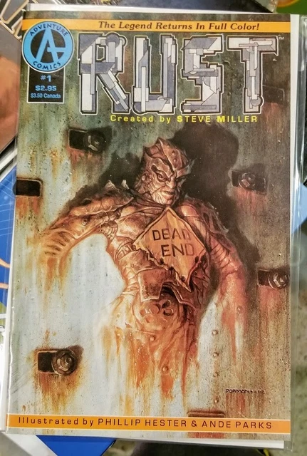 RUST #1 ADVENTURE COMICS 1ST Appearance SPAWN Ad 1992 TODD McFARLANE
