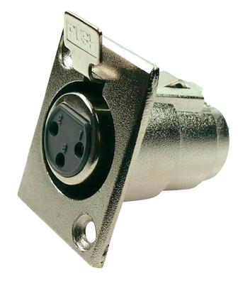 XLR5FP bespeco Bespeco Cannon XLR 5 Poli Femmina da Pannello in metallo Nichel 