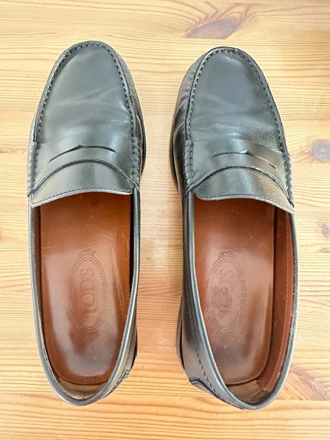 Escarpins TOD'S En Cuir Brun Avec Franges - Taille 35.5 EU - Neufs Avec Boîte