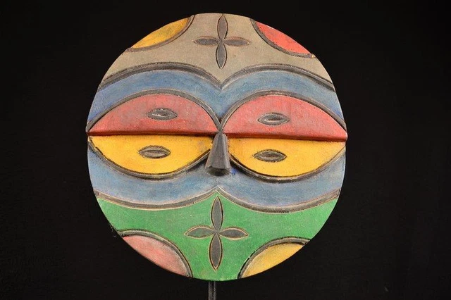 20046 African Old Teke Mask / Mask Dr Congo