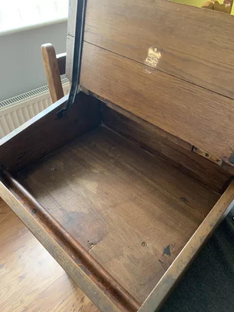 antique old school desk