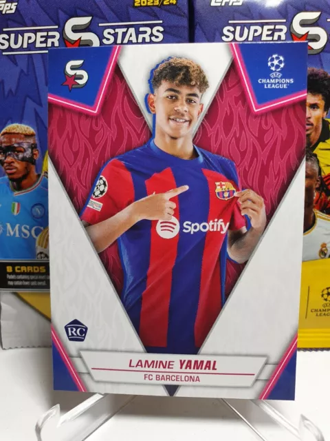 Topps UCC SuperStars 2023/24 Lamine Yamal FC Barcelona Base Card Nr. 48