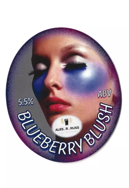 Ales.r.russ Brauerei Blueberry Roush Bier Wasserhahnkarte Mann Höhle Zuhause Pub