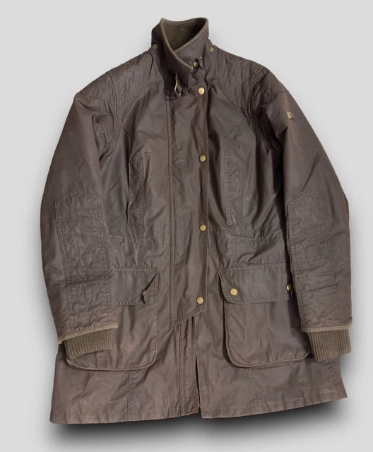 Barbour international backmarker cheap rustic wax jacket
