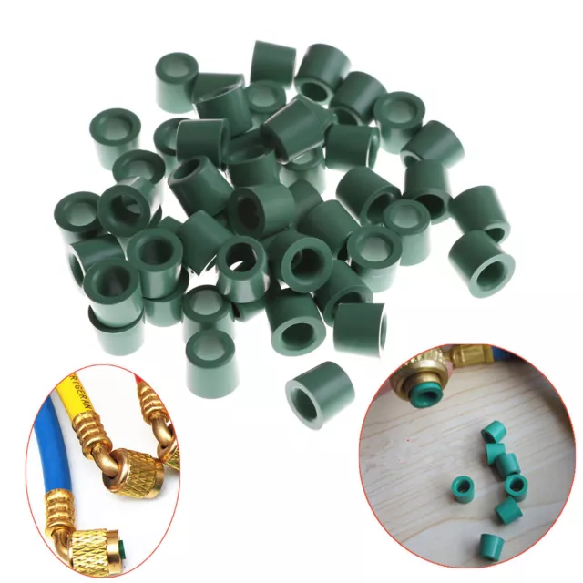 50pcs/set A/C 1/4" Charging Hose Manifold Repair Sealing O-ring Replacemen_tu