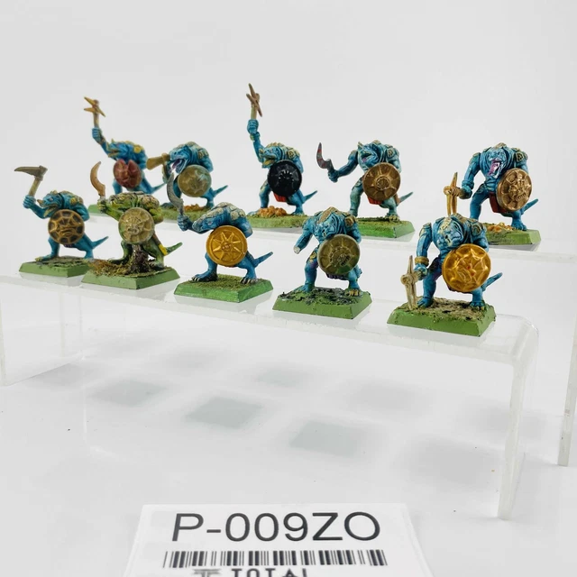Lot De 10 Guerriers Nains Warhammer Fantasy Battle En Plastique - Occasion, Référence P-00E7L