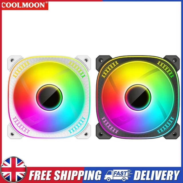 PC CASE FAN 120mm ARGB PC Case Cooling Fan Addressable RGB Fan for ...