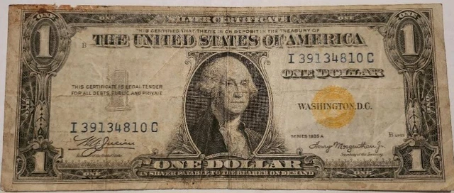 Fr. 2306 1935-A $1 “North Africa” Silver Certificate Ic Block