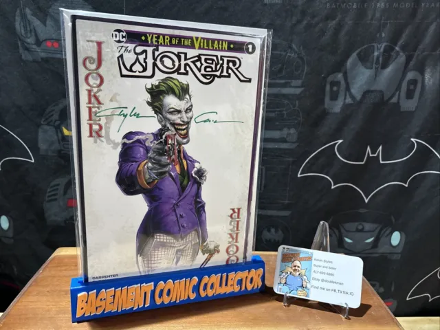 Joker Year Of The Villain #1 Variant A Signed Clayton Crain 593/1000 Beauty!