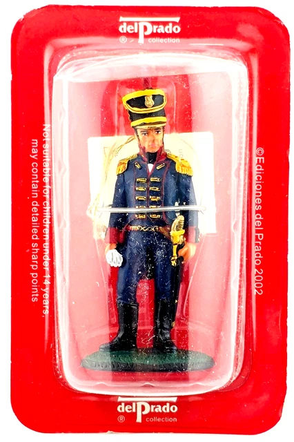 Soldat De Plomb 1er Empire Delprado - Capitaine Artillerie à Pied Espagne 1812, échelle 1:32