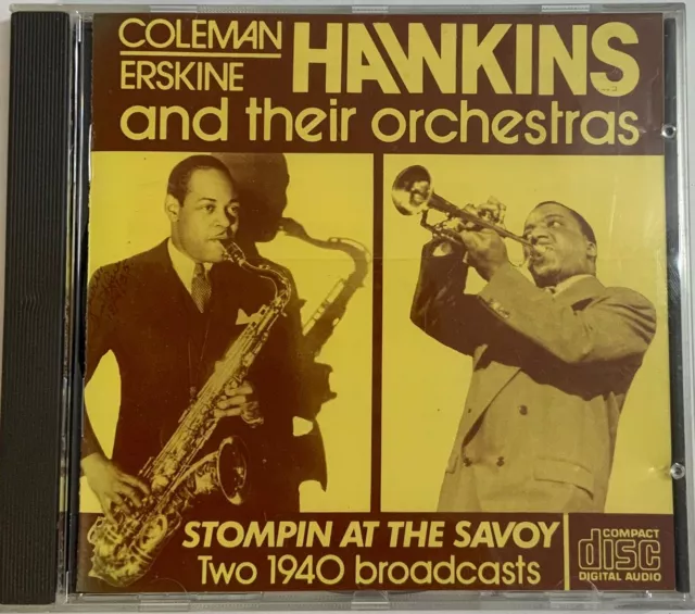Coleman Hawkins Erskine Stompin At The Savoy: Two 1940 Broadcasts CD UK Jazz NM