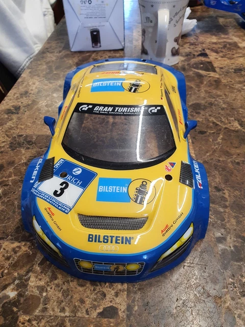 NIKKO RC CAR 1/10 Audi R8 Lms Gt3 Gran Turismo Body Shell Some Marks No ...