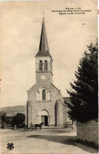 CPA AK Env. de CHATEAU-CHINON - Église de St-HILAIRE (518025)