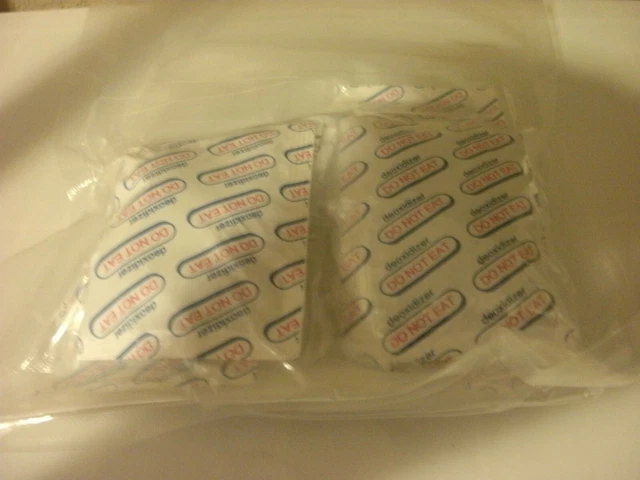 (12) Packets Of 2500Cc Oxygen Absorbers Food Grage Storage (New Sealed)