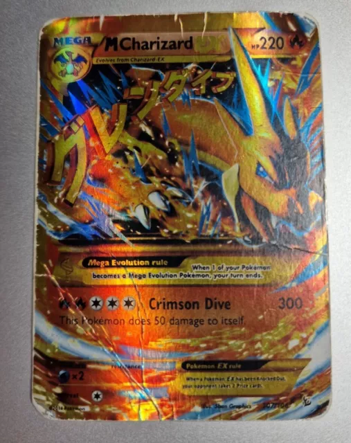M Charizard EX 107/106 XY Flashfire Secret Rare Holo Pokemon Card Nintendo 2014