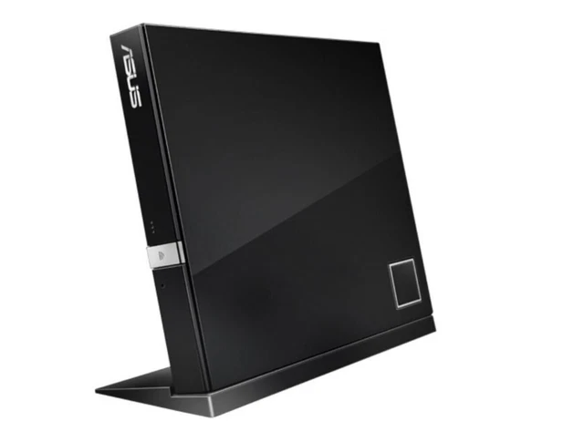 ASUS SBC-06D2X-U BLACK ASUS 6X External Blu-ray Combo, Slim Portable, Double Dis