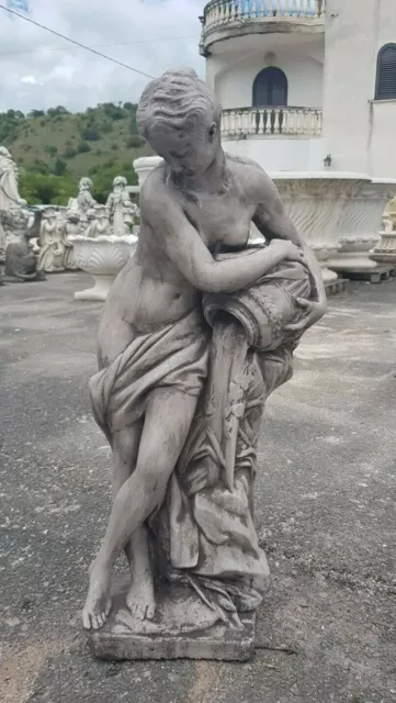 Statua Scultura Della Venere Al Bagno Per Giardino Da Esterno In Marmo Pietra