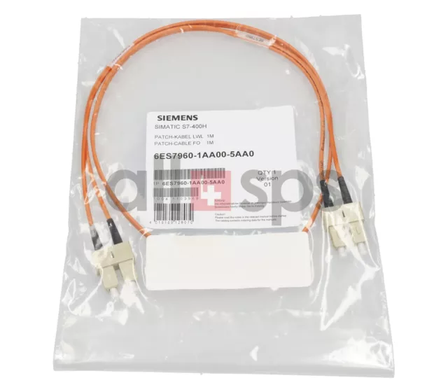 Simatic S7-400H, Sync Cable Fiber 1M - 6Es7960-1Aa00-5Aa0 (No)