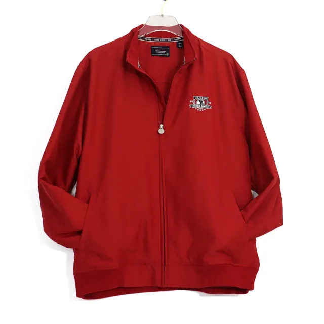 US Open Pebble Beach Red Golf Jacket Mens Large