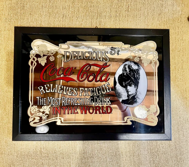 Quadro Coca Cola Specchio Vintage