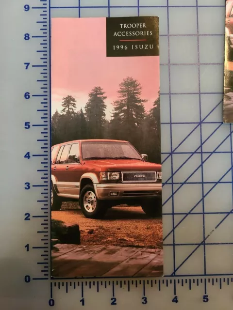 1996 Isuzu Trooper Accessories Brochure Folder