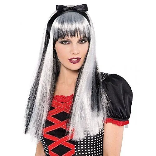 Charmed Wig Alice Witch Gothic Fancy Dress Up Halloween Adult Costume Accessory