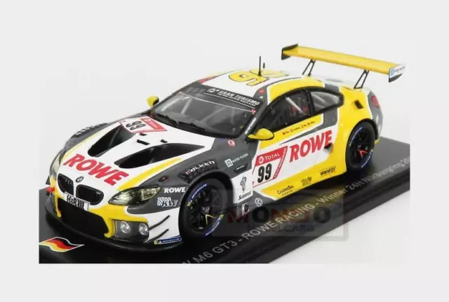 1:43 Spark Bmw 6-Series M6 Gt3 #99 Winner 24H Nurburgring 2020 A.Sims SG680 Mode