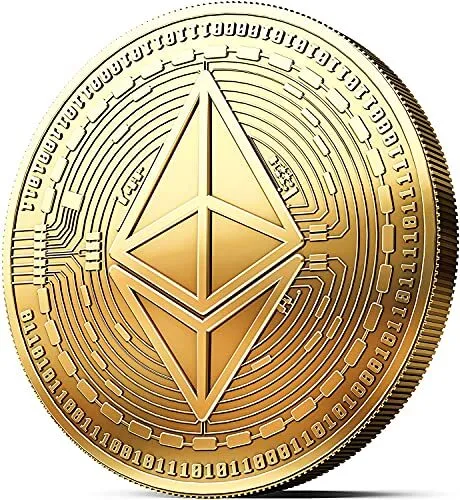 3Pcs Ethereum Coins-Protective Collectible Gifts. | Blockchain Ethereum Coin-3