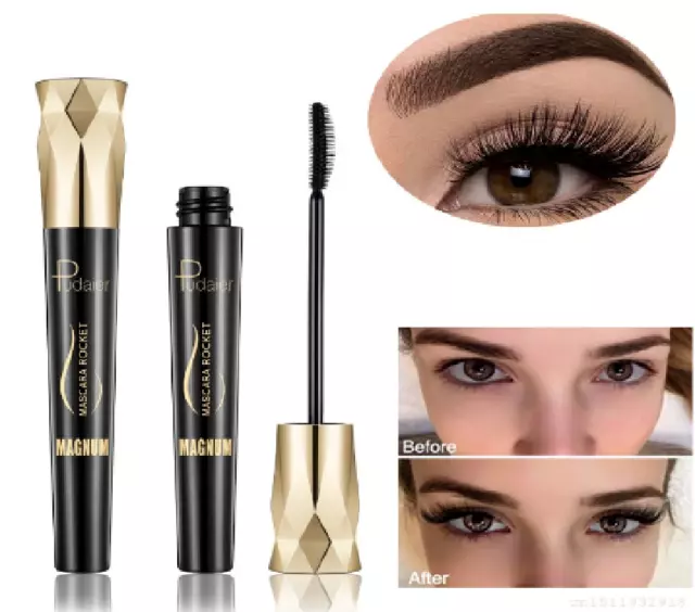 4D SILK FIBER Wimperntusche Mascara Lash Schwarz SEIDEN FASER Volume