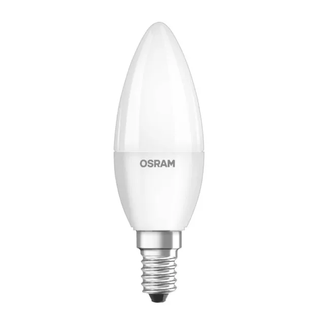 Osram LED Star Leuchtmittel Classic Kerze 5,5W = 40W E14 matt 470 lm warmweiß