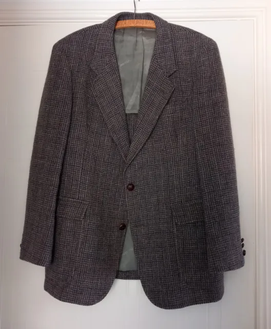 Vintage Pendleton Jacket Brown Virgin Wool Size 40 Medium
